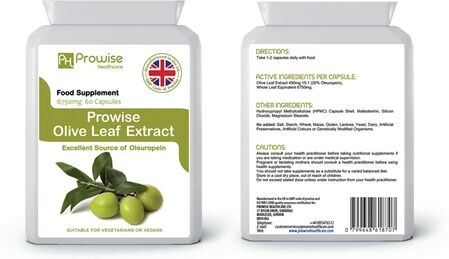 Groupon Goods Global GmbH 60 Prowise Healthcare Capsules of Olive Leaf 6750mg Groupon Goods Global GmbH 60 Prowise Healthcare Capsules of Olive Leaf 6750mg