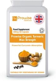 Groupon Goods Global GmbH 120 Capsules of Organic Turmeric Supplement Groupon Goods Global GmbH 120 Capsules of Organic Turmeric Supplement