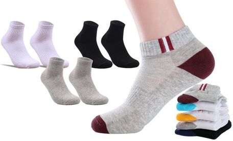 Groupon Goods Global GmbH Up to 18-Pack of Men's Cotton-Rich Low Cut or Performance Low Cut Athletic Socks Groupon Goods Global GmbH Up to 18-Pack of Men's Cotton-Rich Low Cut or Performance Low Cut Athletic Socks