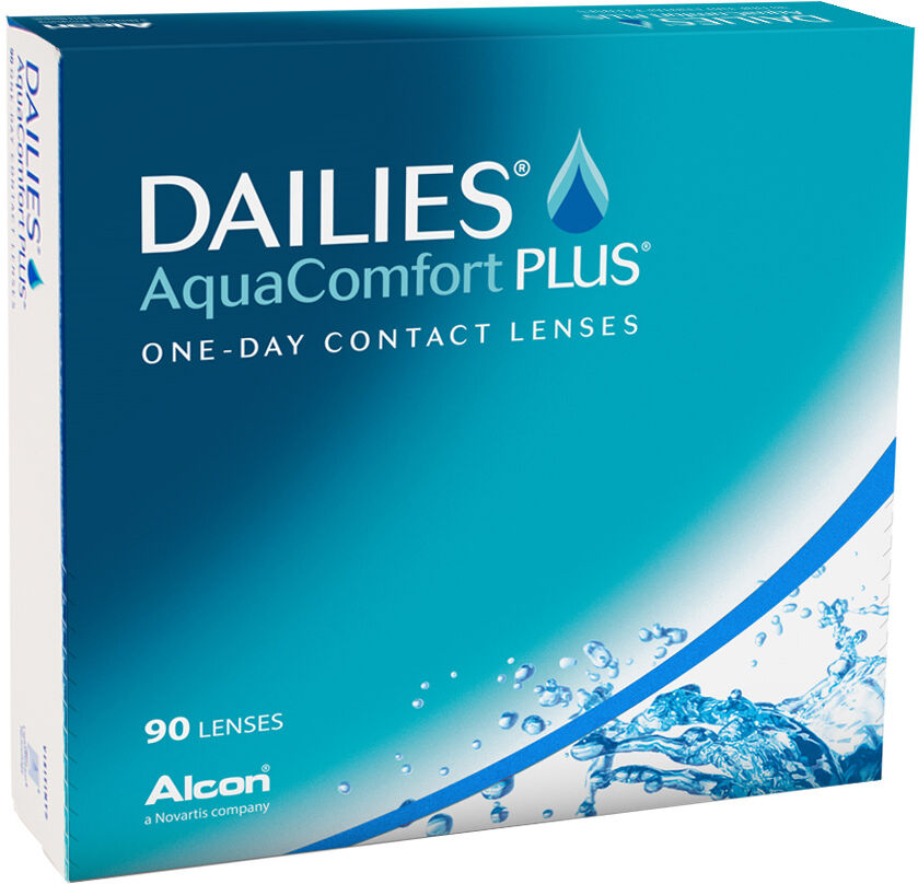 Alcon Dailies Aqua Comfort Plus (90 Contact Lenses), CIBA Vision/Alcon, Daily Disposable, Nelfilcon A Alcon Dailies Aqua Comfort Plus (90 Contact Lenses), CIBA Vision/Alcon, Daily Disposable, Nelfilcon A