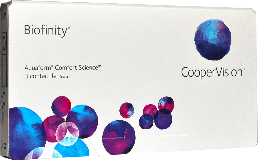 CooperVision Biofinity (3 Contact Lenses), CooperVision Silicone Hydrogel Monthly Lenses, Comfilcon A