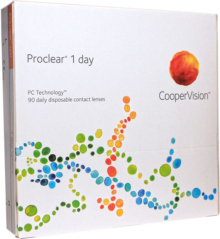 CooperVision Proclear 1 Day (90 Contact Lenses), CooperVision Daily Lenses, Omafilcon A CooperVision Proclear 1 Day (90 Contact Lenses), CooperVision Daily Lenses, Omafilcon A