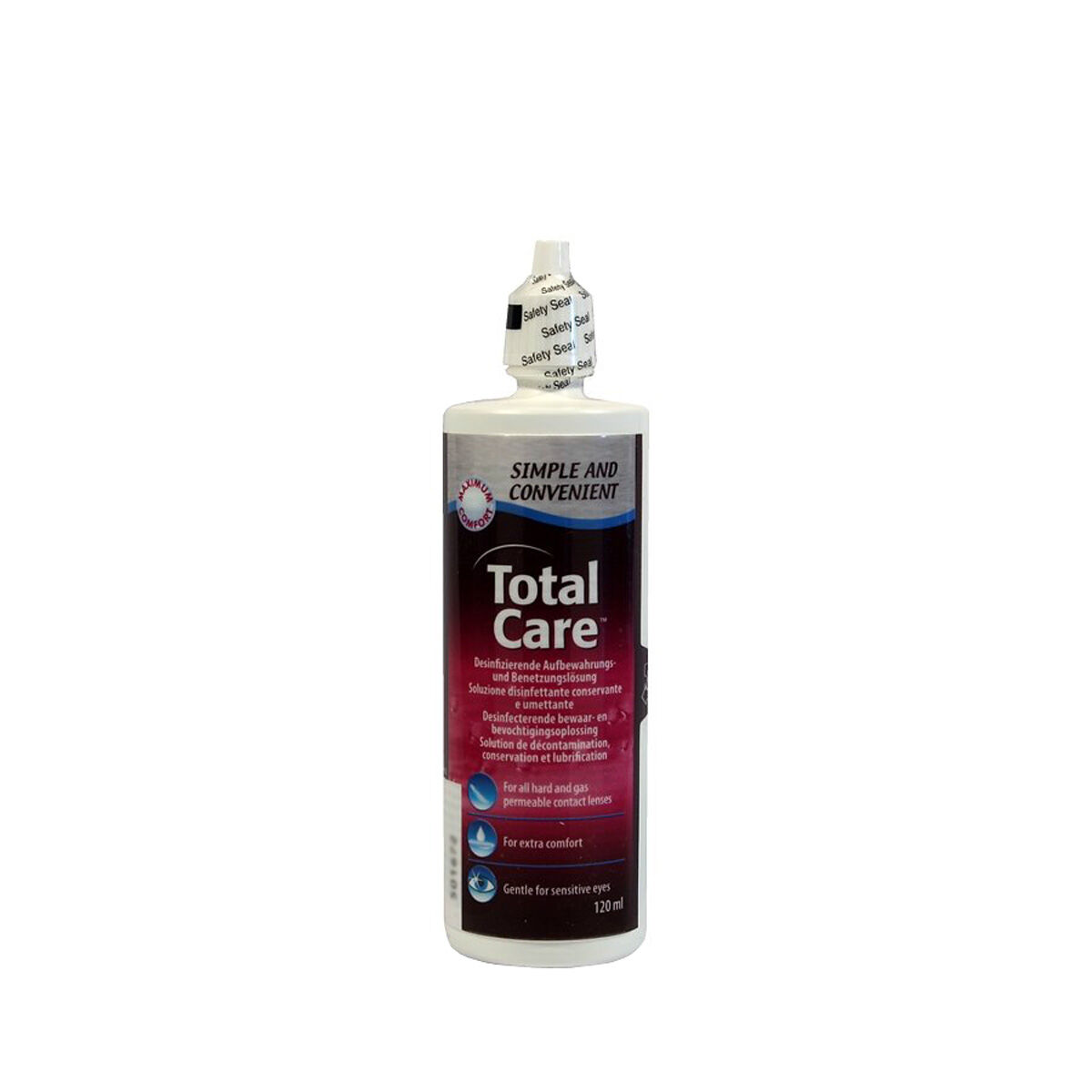 AMO Total Care Disinfecting, Storing and Wetting Solution (120ml), Use With Hard And Gas Permeable Lenses Only AMO Total Care Disinfecting, Storing and Wetting Solution (120ml), Use With Hard And Gas Permeable Lenses Only