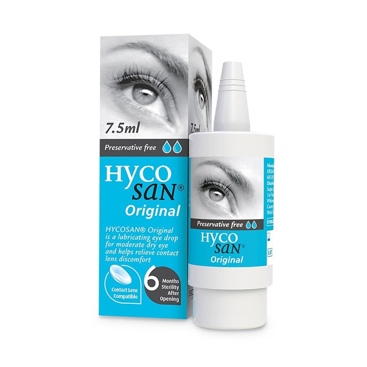 Scope Hycosan Eye Drops (7.5ml), Phosphate Free