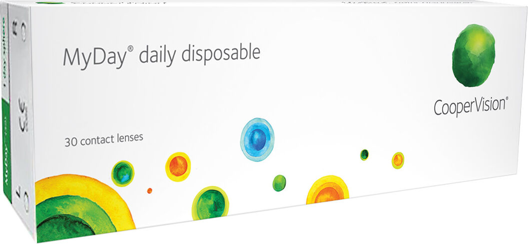 CooperVision MyDay Daily Disposables (30 Contact Lenses), CooperVision, Silicone Hydrogel, Stenfilcon A CooperVision MyDay Daily Disposables (30 Contact Lenses), CooperVision, Silicone Hydrogel, Stenfilcon A