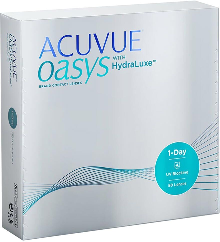 Acuvue Oasys 1 Day (90 Contact Lenses), Daily Disposables by Johnson & Johnson Acuvue Oasys 1 Day (90 Contact Lenses), Daily Disposables by Johnson & Johnson