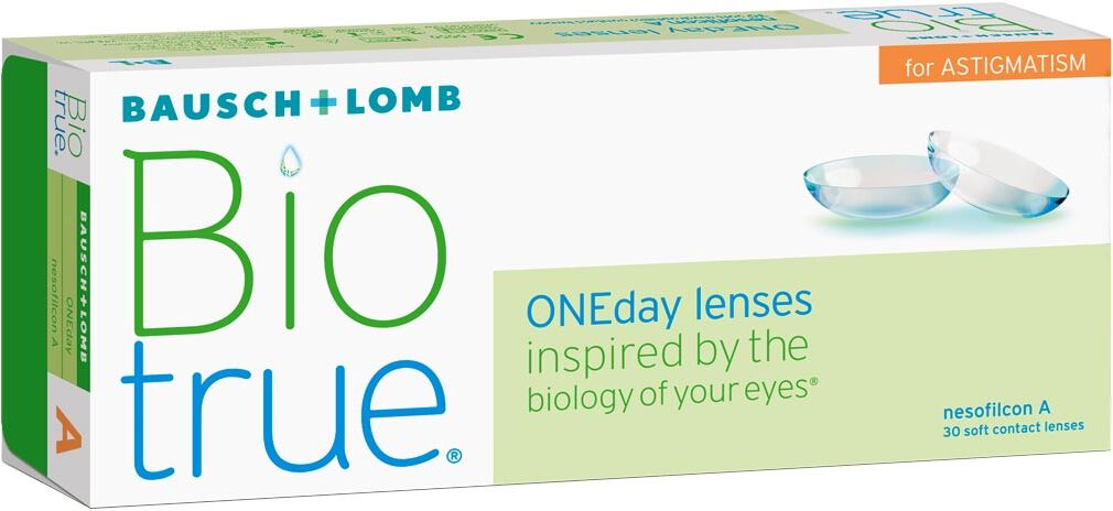 Bausch & Lomb Biotrue One Day for Astigmatism (30 Contact Lenses), Bausch & Lomb, Daily Lenses, Nesofilcon A Bausch & Lomb Biotrue One Day for Astigmatism (30 Contact Lenses), Bausch & Lomb, Daily Lenses, Nesofilcon A