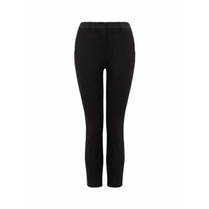 Forever New Women's Grace 7/8th Slim Pants in Black, Size 16 Cotton/Polyamide/Elastane