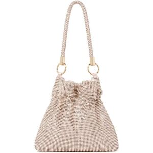 Forever New Women's Jess Sparkle Bag in Champagne Metallic fibre/Polyester