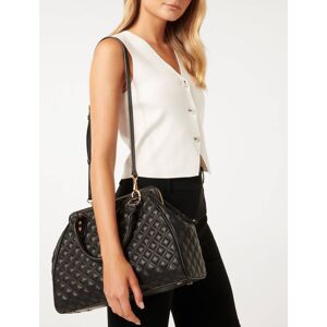 Forever New Women's Signature Grace Quilted Tote Bag in Black