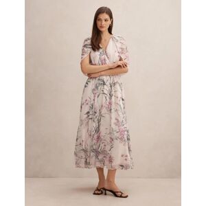Forever New Women's Jodie Gathered Cape Maxi Dress in Petalbrook Floral, Size 4 Recycled Polyester/Recycled Polyester Forever New Women's Jodie Gathered Cape Maxi Dress in Petalbrook Floral, Size 4 Recycled Polyester/Recycled Polyester
