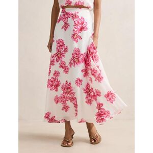 Forever New Women's Maisie Petite Circle Midi Skirt in Small Zila Co-ord, Size 6 Tencel Lyocell/Polyamide/Linen Forever New Women's Maisie Petite Circle Midi Skirt in Small Zila Co-ord, Size 6 Tencel Lyocell/Polyamide/Linen