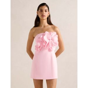 Forever New Women's Tessa Flower Mini Dress in Soft Pink, Size 16 Forever New Women's Tessa Flower Mini Dress in Soft Pink, Size 16