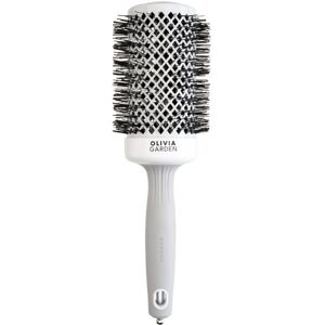 Olivia Garden Expert Blowout Shine Brush White and Grey 55