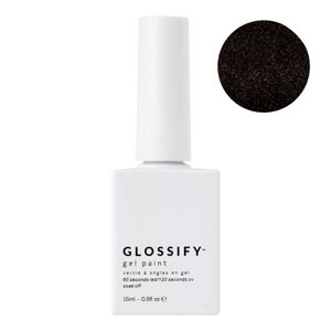 Glossify Gold Glitter No Wipe Top Coat 15ml Gel Polish