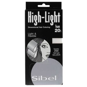 Sibel Silver High-Light Foam Wraps Small 9.5 x 20cm 200 sheets