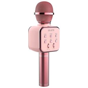 ArmadaDeals Home Built-in Audio Bluetooth Player Wireless Handheld Microphone, Pink