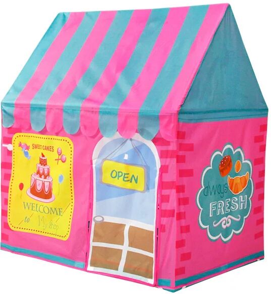 ArmadaDeals Children Folding Dessert House Play Tent Toy Outdoor Hiking Playhouse Game, Pink