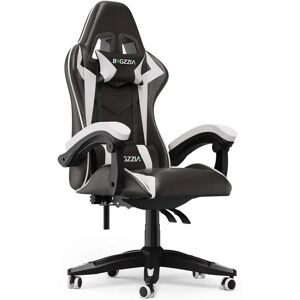 Bigzzia Gaming Chair Office Ergonomic Computer Desk Chair, Black