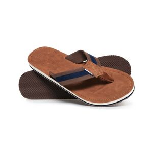 Superdry Cove 2.0 Flip Flops in Brown (Size: S)