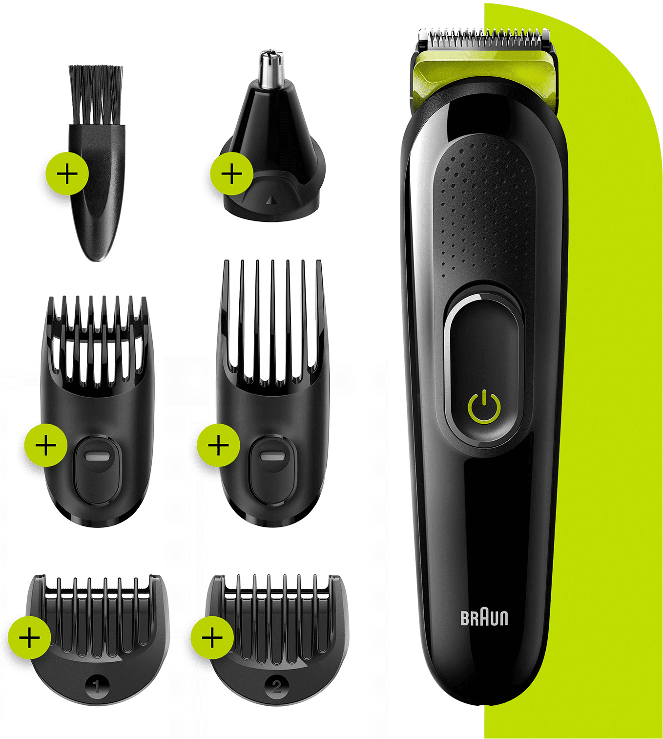 Braun All-in-one Trimmer 3 - 4 Combs + Ear & Nose Trimmer Braun All-in-one Trimmer 3 - 4 Combs + Ear & Nose Trimmer