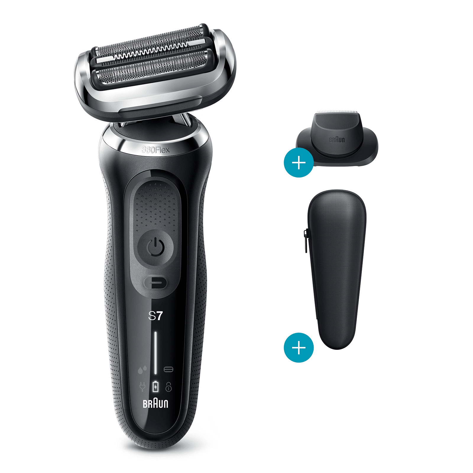 Braun Series 7 Electric Shaver - Precision Trimmer + Shaver Head Replacement Braun Series 7 Electric Shaver - Precision Trimmer + Shaver Head Replacement