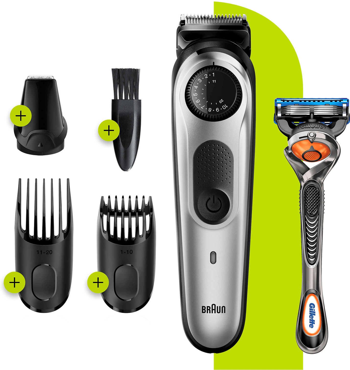 Braun Beard Trimmer 5 - 3 Attachments Braun Beard Trimmer 5 - 3 Attachments