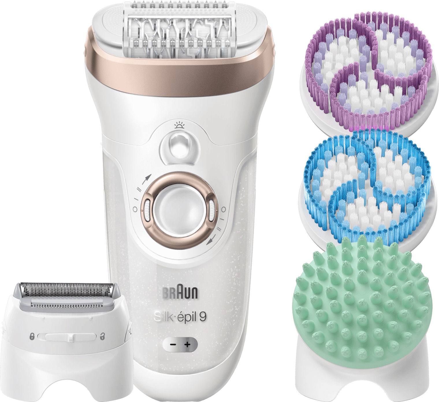 Braun Silk-épil 9 - Epilator with 12 extras