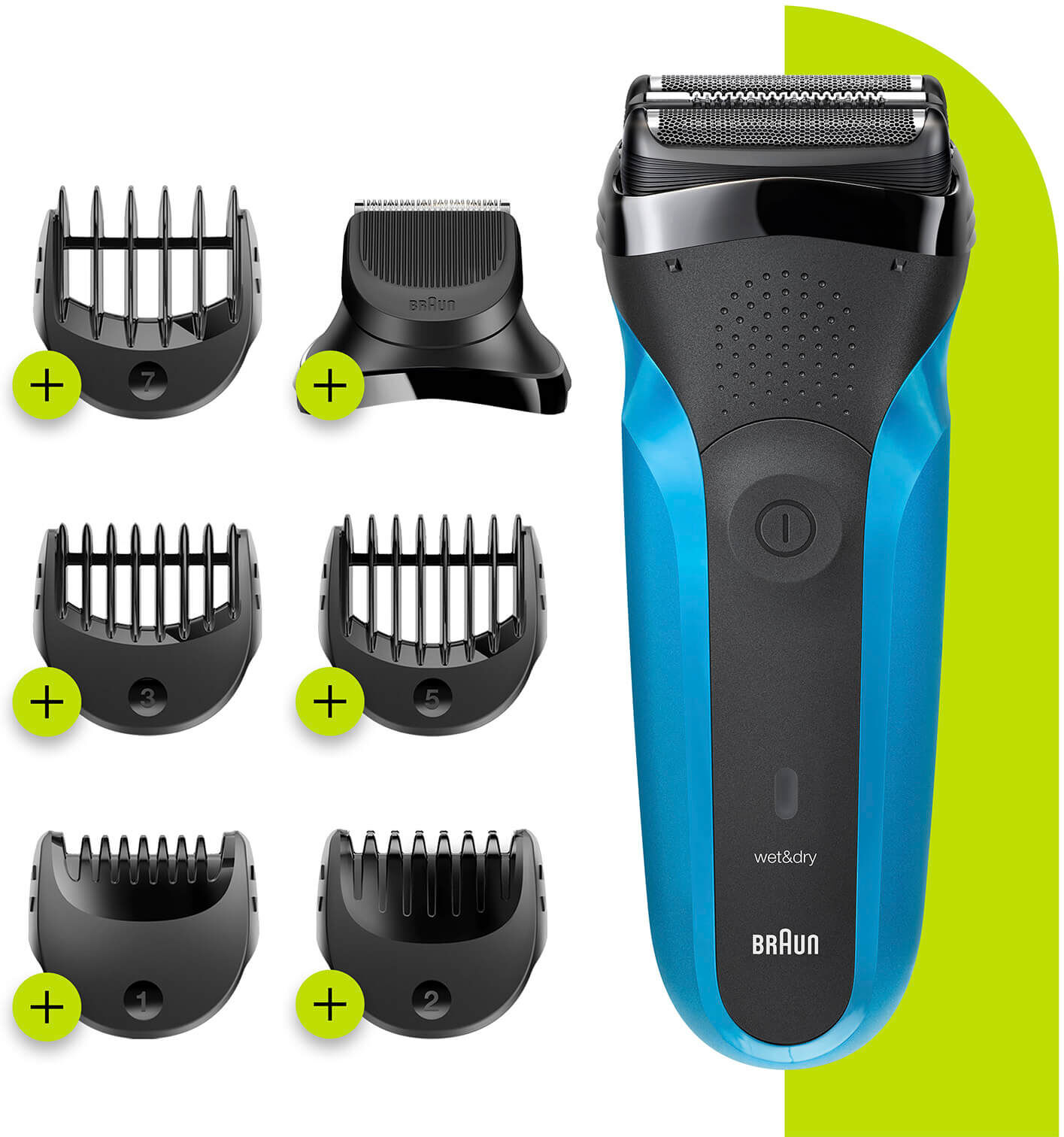 Braun Series 3 Electric Shaver - Precision Trimmer + 5 Combs Braun Series 3 Electric Shaver - Precision Trimmer + 5 Combs
