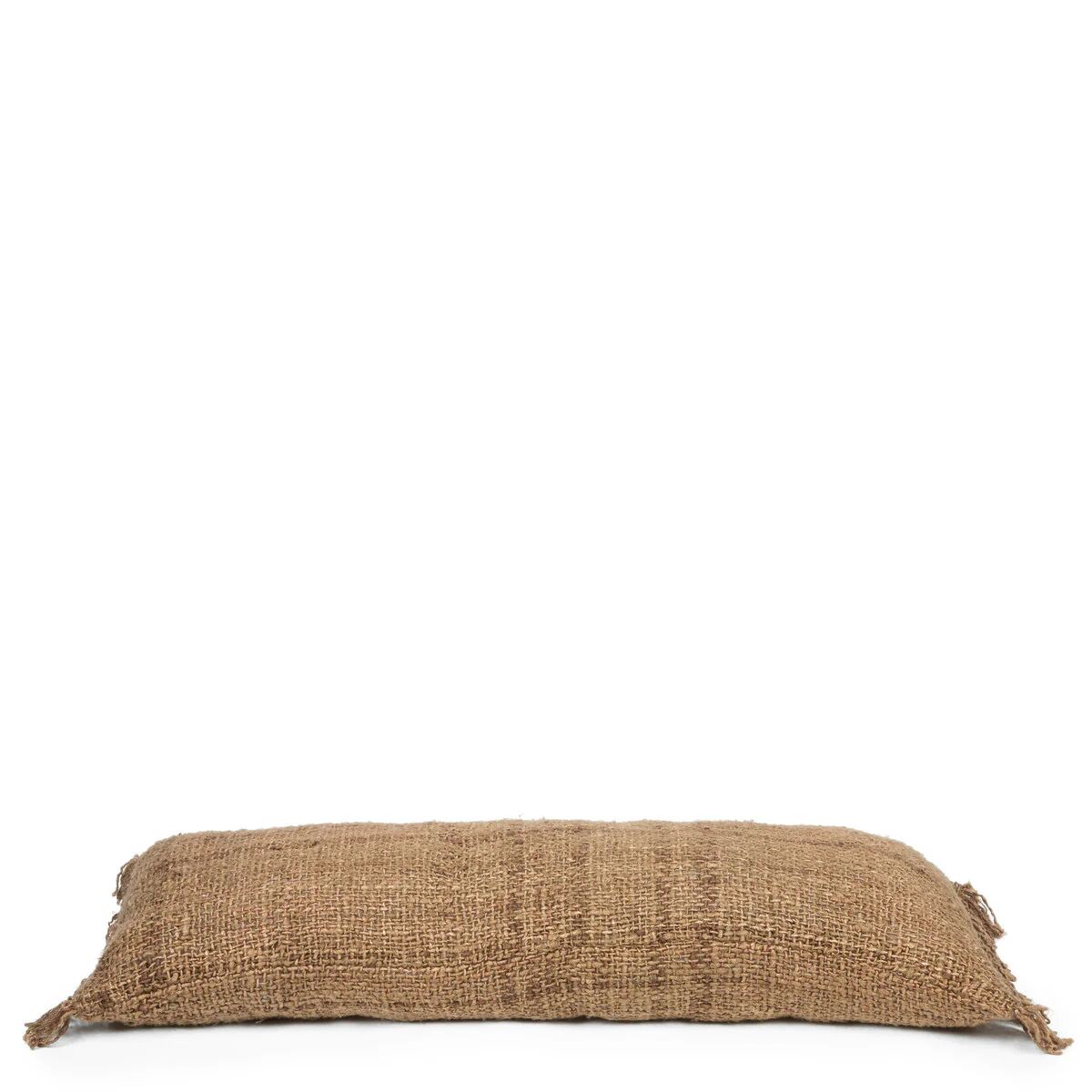 BazarBizar Black Navy Oh Em Gee Cotton Cushion - Brown / 35cm x 100cm