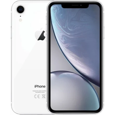 Refurbished: Apple iPhone XR Single Sim - Pristine - White - Unlocked - 128gb