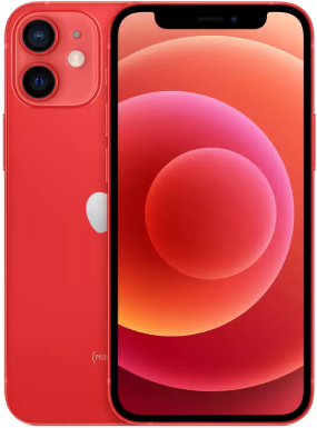 Refurbished: Apple iPhone 12 Mini Single Sim - Good - Red - Unlocked - 256gb