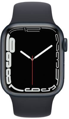 Refurbished: Apple Watch Series 7 GPS 45mm - Very Good - Midnight Aluminum/ Midnight