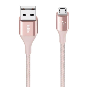 Belkin Mixit DuraTek Micro-USB to USB Charging Cable 1.2m - Brand New - Rose Gold
