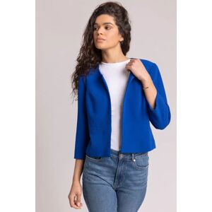 Roman Tailored Jacquard Jacket in Royal Blue 20 female