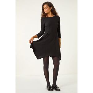 Roman Asymmetric Textured Pleat Stretch Dress 10 female Roman Asymmetric Textured Pleat Stretch Dress 10 female