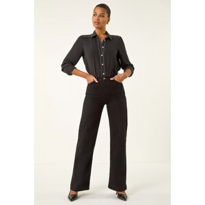 Roman Wide Leg Stretch Denim Jeans 16 female Roman Wide Leg Stretch Denim Jeans 16 female