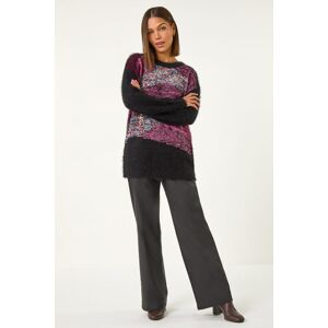 Roman Contrast Space Dye Knit Jumper 10 female Roman Contrast Space Dye Knit Jumper 10 female