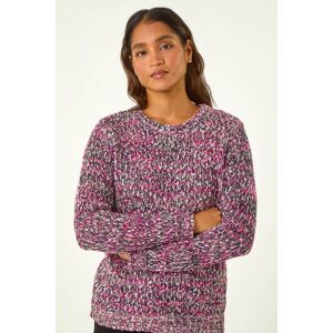 Roman Originals UK Magenta Crew Neck Jumper - Size 20 Roman Originals UK Magenta Crew Neck Jumper - Size 20