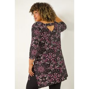 Roman Curve Paisley Print Bar Back Top 18 female Roman Curve Paisley Print Bar Back Top 18 female
