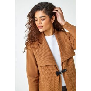 Roman Collared Cable Knit Cardigan 10 female Roman Collared Cable Knit Cardigan 10 female