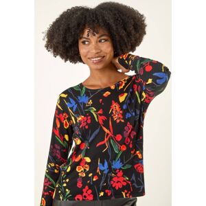 Roman Floral Print Soft Knit Jumper 18 female Roman Floral Print Soft Knit Jumper 18 female
