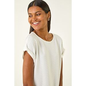 Roman Textured Short Sleeve Stretch T-Shirt 18 female Roman Textured Short Sleeve Stretch T-Shirt 18 female