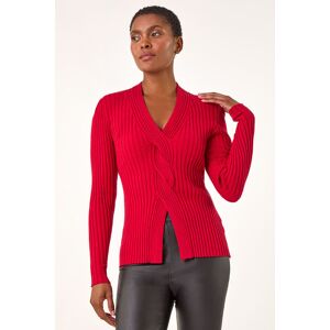 Roman Cable Split Detail Rib Jumper 20 female Roman Cable Split Detail Rib Jumper 20 female