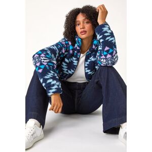 Roman Nordic Print Funnel Fleece Jacket 12 female Roman Nordic Print Funnel Fleece Jacket 12 female