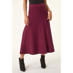 Roman Petite Stretch Knitted Midi Skirt 8 female Roman Petite Stretch Knitted Midi Skirt 8 female