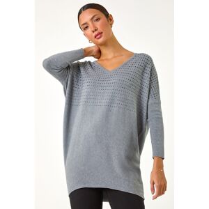 Roman Relaxed Hotfix V-Neck Knitted Jumper 10 female Roman Relaxed Hotfix V-Neck Knitted Jumper 10 female