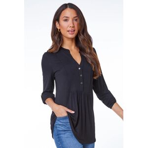 Roman V-Neck Button Detail Tunic Top 18 female Roman V-Neck Button Detail Tunic Top 18 female