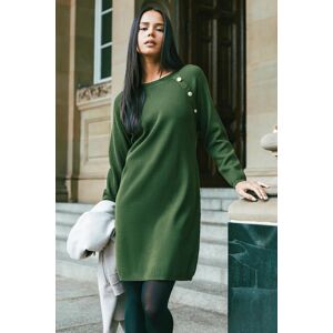 Roman Petite Button Detail Knit Dress 14 female Roman Petite Button Detail Knit Dress 14 female