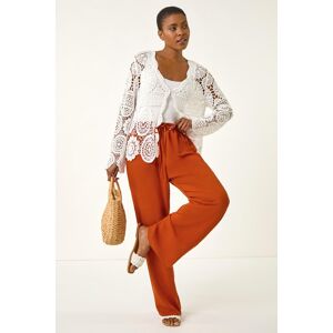 Roman Elastic Waist Wide Leg Pocket Trouser 18 female Roman Elastic Waist Wide Leg Pocket Trouser 18 female